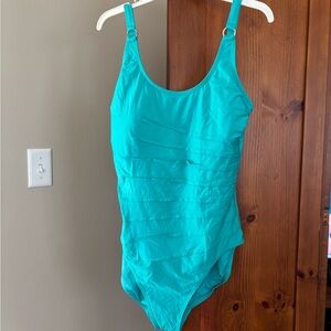 Calvin Klein Teal Women's One Piece Swimsuit